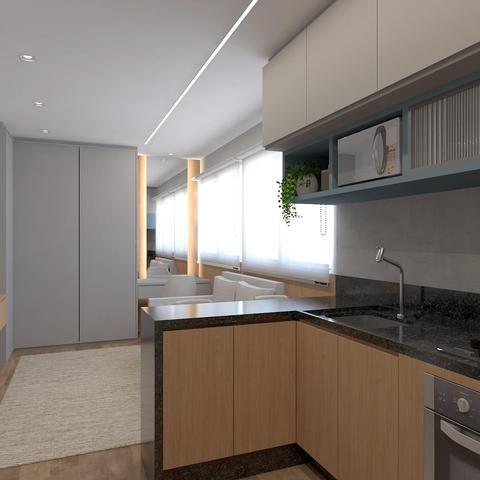 Apartamento à venda em Curitiba, Xaxim, com 1 quarto, com 25 m², Galápagos