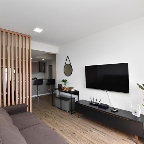 Flat à venda em Curitiba, Centro, com 1 quarto, com 55 m²