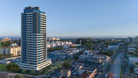 Apartamento à venda em Curitiba, Capão Raso, com 2 quartos, com 58.81 m², Pine Blue Residencial
